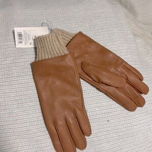 Leather gloves!